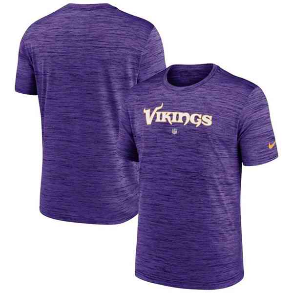 Men's Minnesota Vikings Purple Velocity Performance T-Shirt
